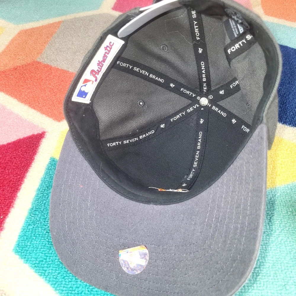 Houston Astros Postseason Baseball Cap 47 Brand Adjustable‎ Gray